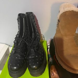 Doc Marten spike boots